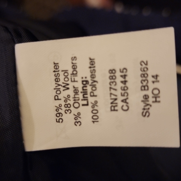 J Crew black and blue Wool Blend Mini Skirt Sz 2 - Picture 5 of 5